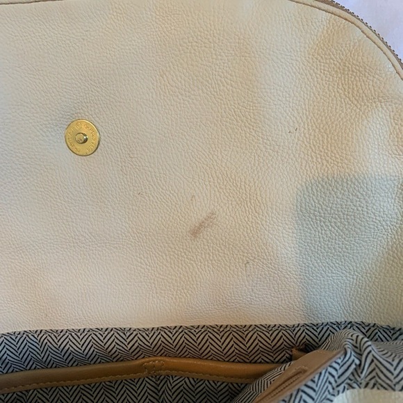 Steve Madden‎ Satchel Gold Hardware detailing Chevron Print Lining - Picture 11 of 11